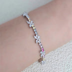 Brass Colored Butterfly CZ Bracelets
