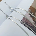 Fashion 925 Silver 1.7mm Flat Snake Chain