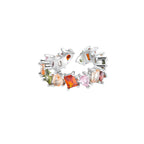 Colored Gemstone Open Index Finger Ring Jewelry