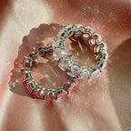 New Style 925 Sterling Silver CZ Round Rings
