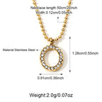 Stainless Steel Number Necklace Group Supplier