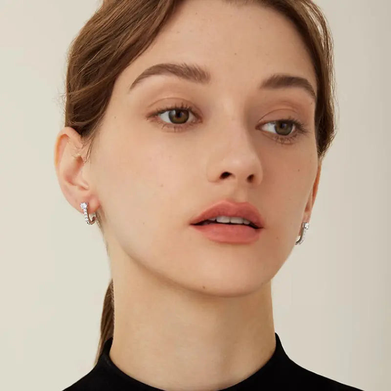2025 New Hot Style Iced U Earrings