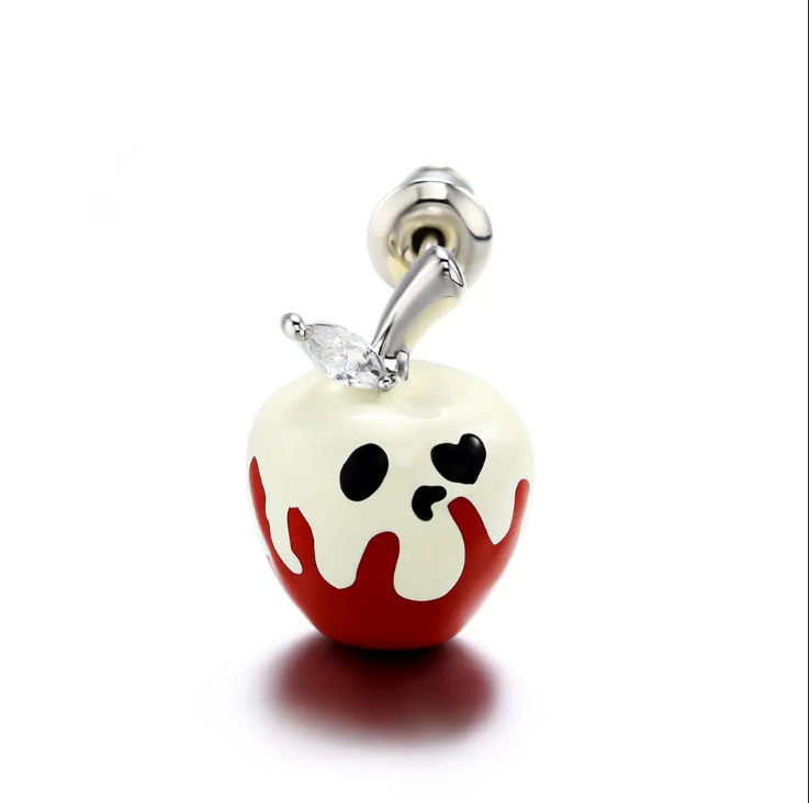 Christmas Oil-Dripping Apple Earrings