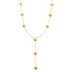 Gold Plated Stainless Steel CZ Necklace