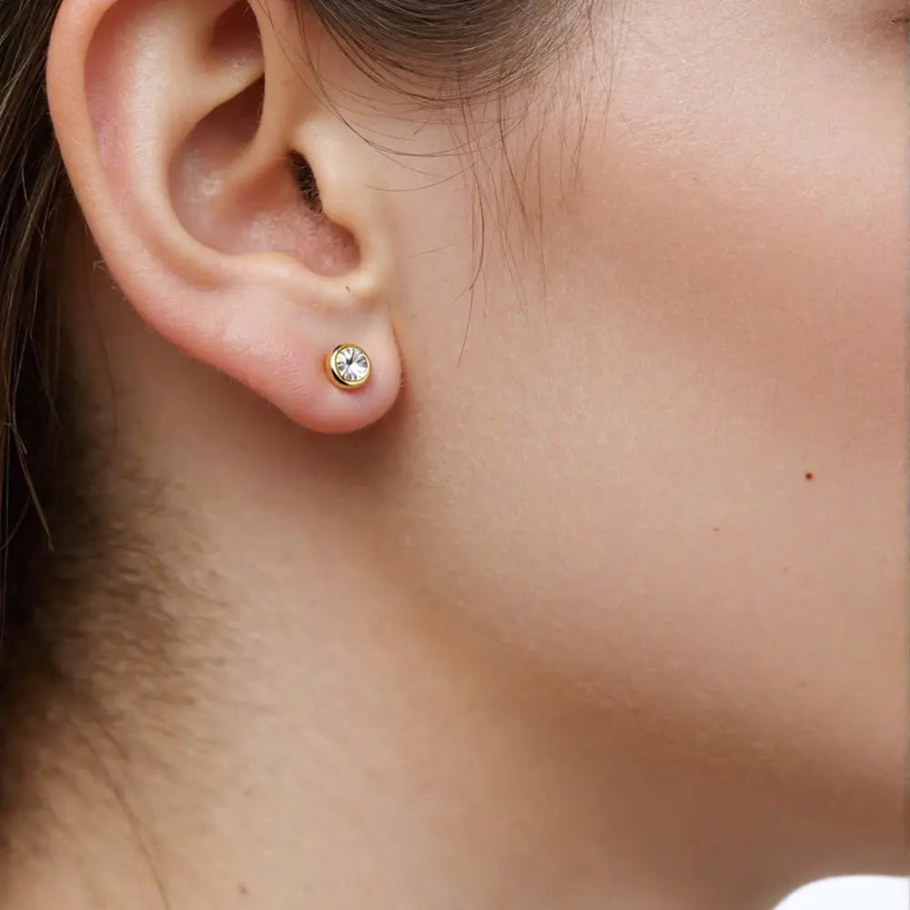 S925 Sterling Silver Unique Niche Design Fine Stud Earrings