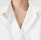 Mother Nature Square natural mother-of-pearl