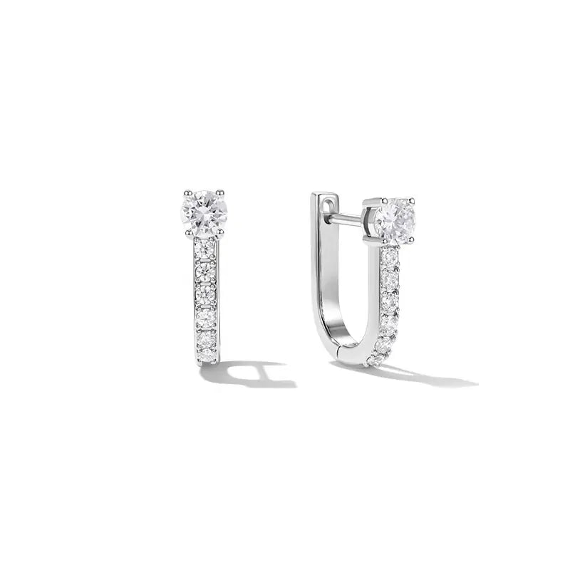 2025 New Hot Style Iced U Earrings